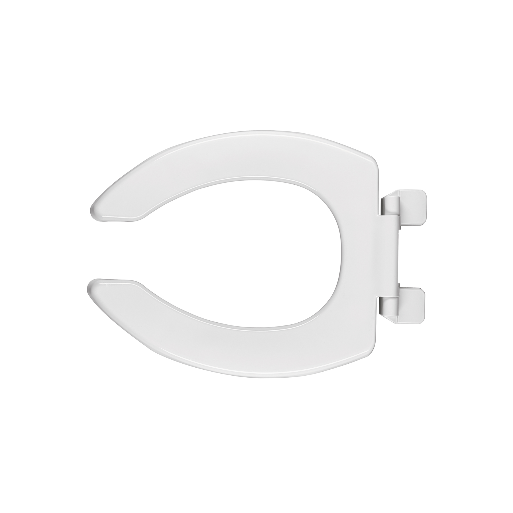 Asiento alargado sin tapa para taza