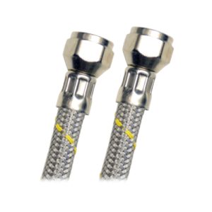 Manguera para gas de acero inox