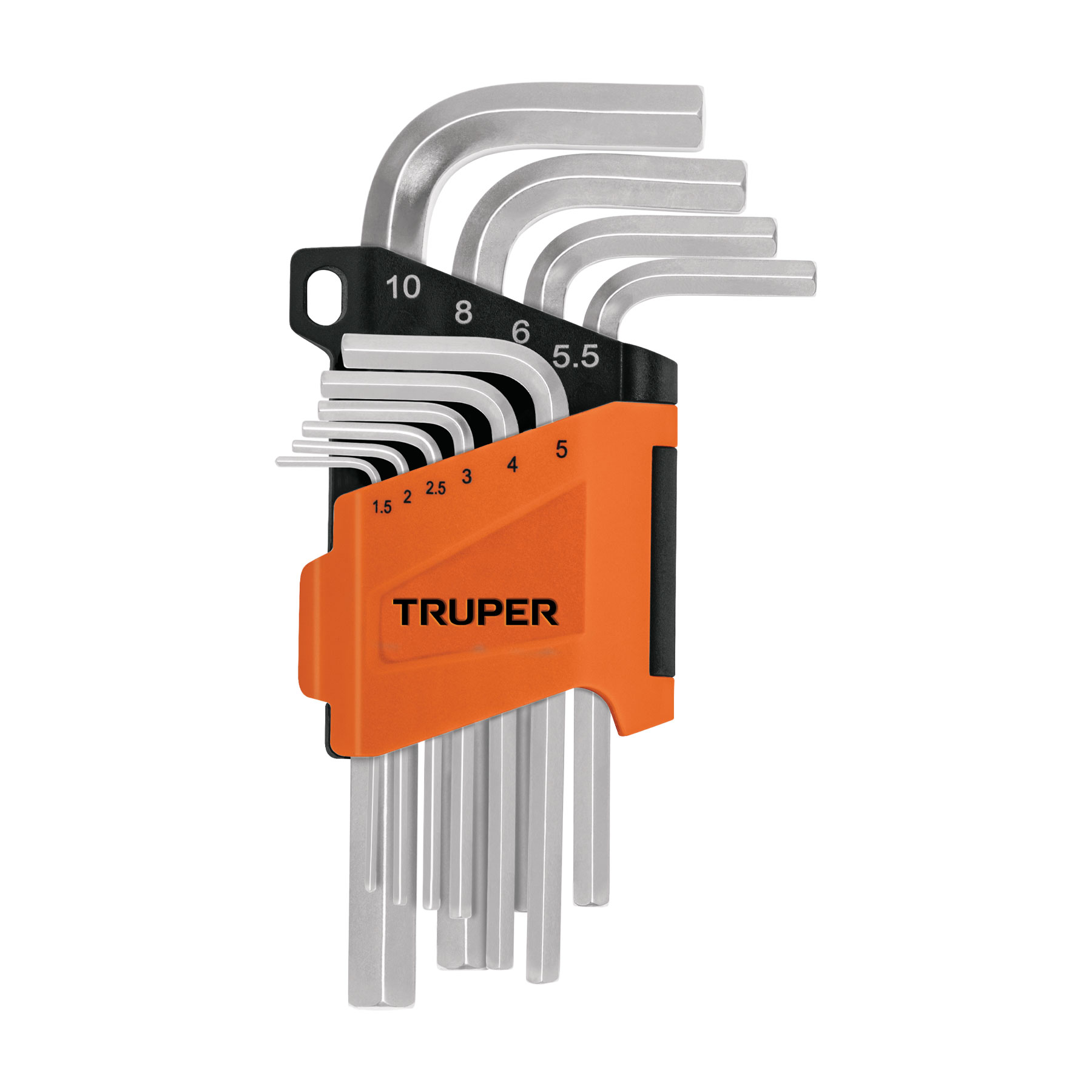 Juego 10 llaves allen mm punta hexagonal