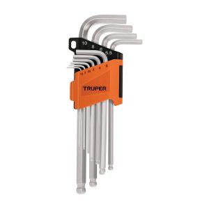 Juego de 9 llaves allen larga bola