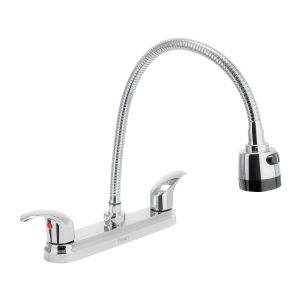 Mezcladora para fregadero con cuello flexible