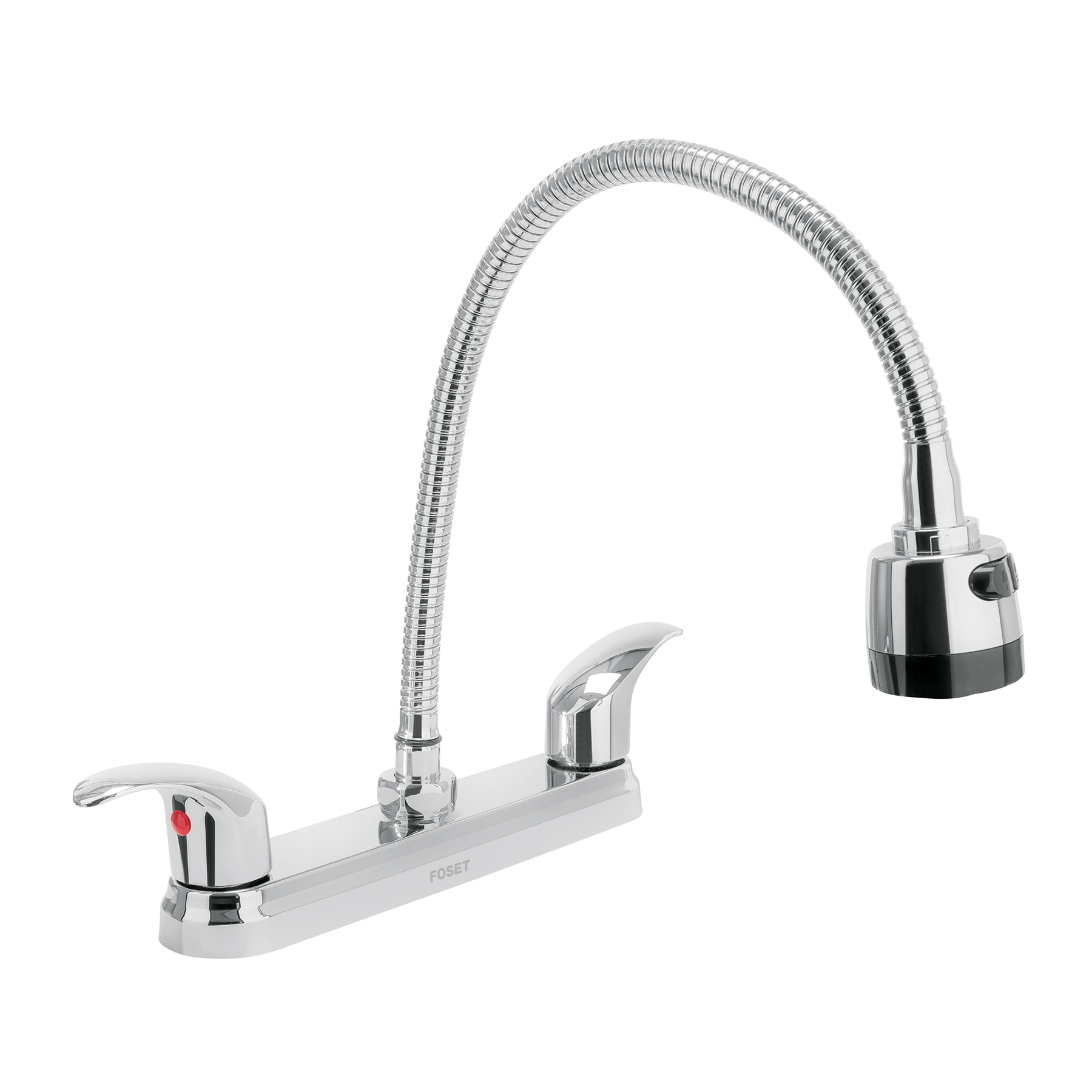 Mezcladora para fregadero con cuello flexible