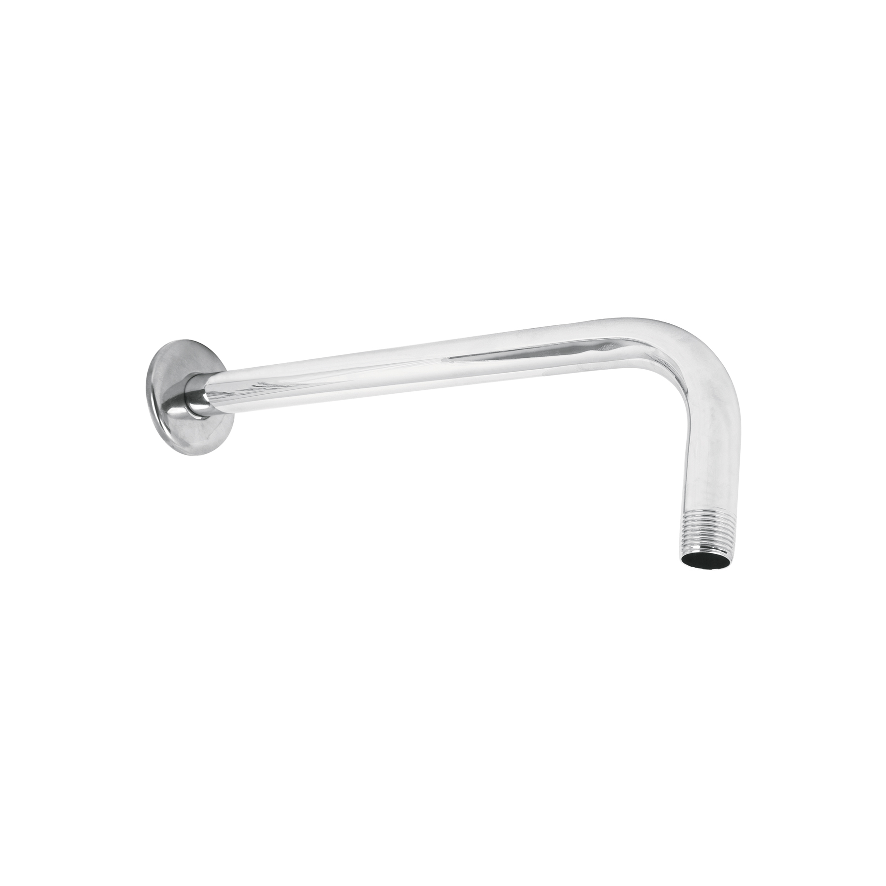 Brazo recto con chapetón para regadera 30 cm