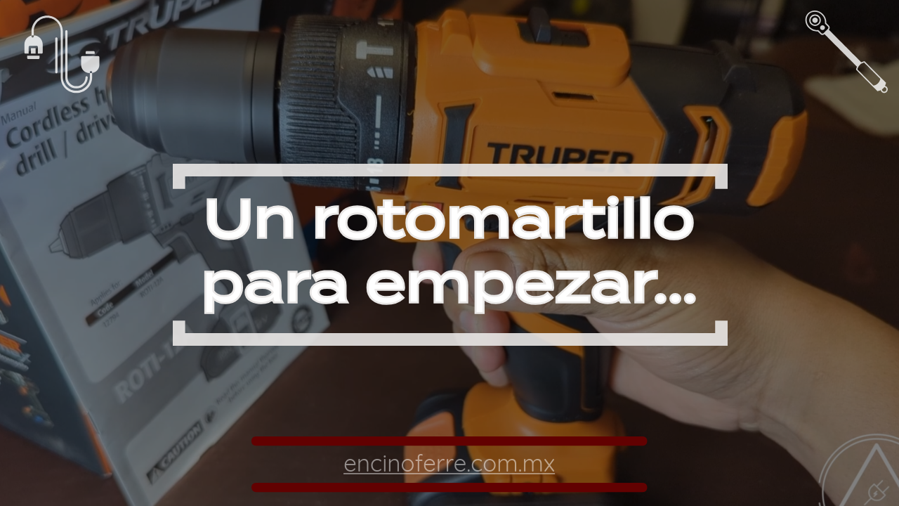 Rotomartillo inalámbrico Truper