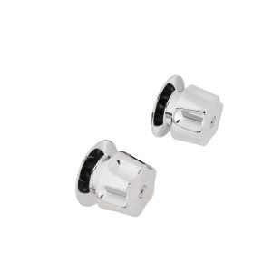 Juego de 2 manerales metálicos para regadera