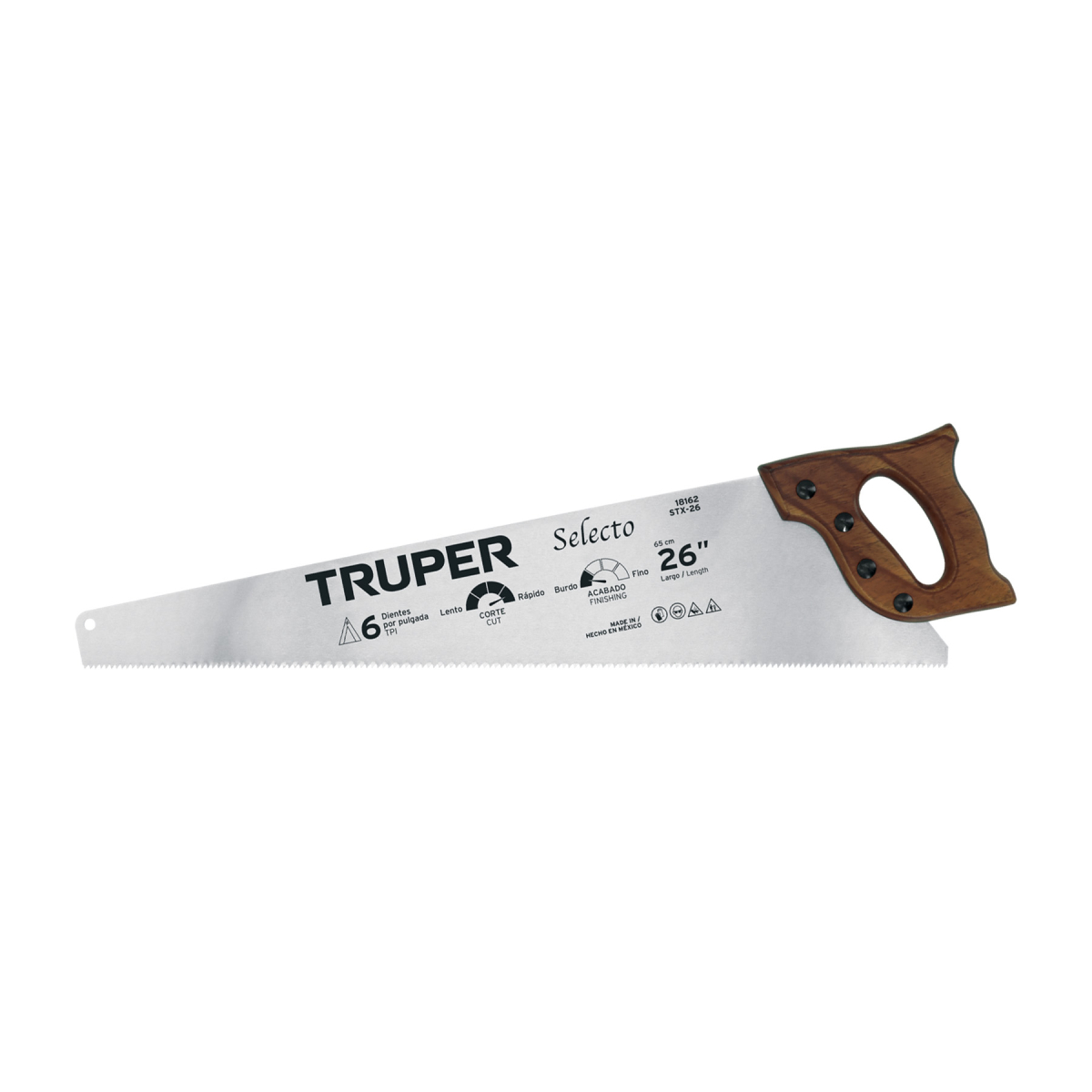 Serrucho Truper selecto 26