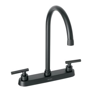 Mezcladora para fregadero negro mate